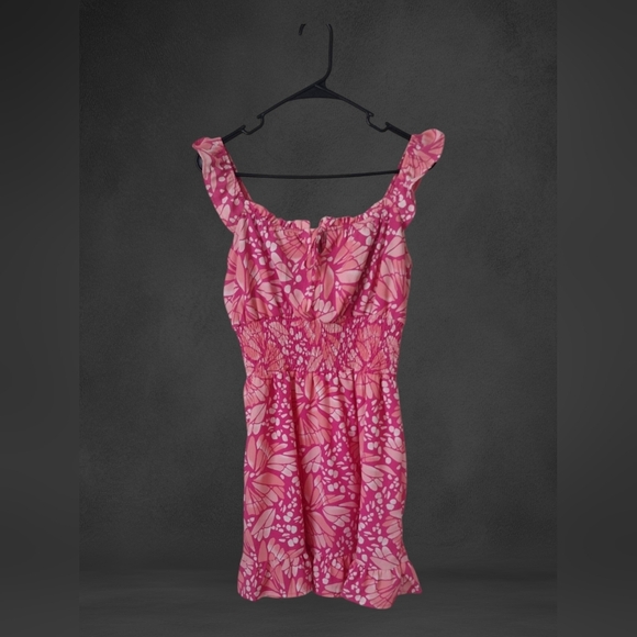 Lily Rose Smocked Waist Skater Dress Juniors Size Large NWT - Picture 2 of 6